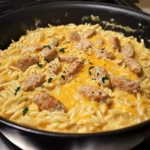 Creamy Chicken Sausage Orzo 30 Minutes Easy Delicious