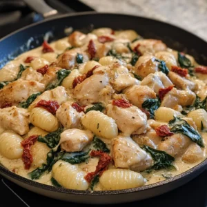 Creamy Tuscan Chicken Gnocchi Skillet 30 Minutes Easy Delicious