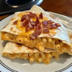 Crispy Bacon Ranch Mac & Cheese Quesadilla 4 Servings Easy Delicious