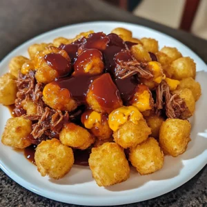 Crunchy BBQ Pulled Pork Tater Tots – Easy Party Snack