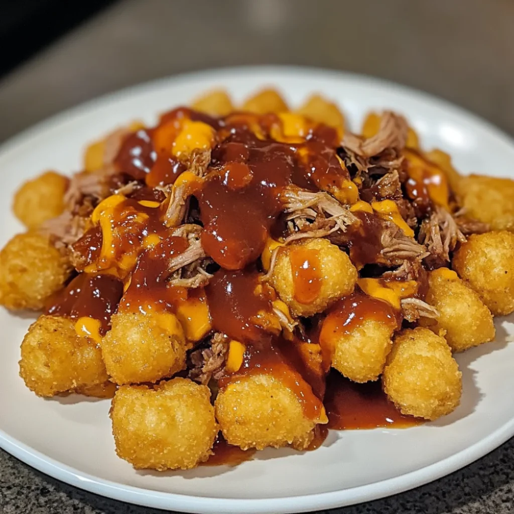 Crunchy BBQ Pulled Pork Tater Tots – Easy Party Snack
