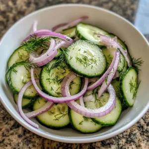 Crunchy Cucumber Salad 7 Ingredients Easy Delicious