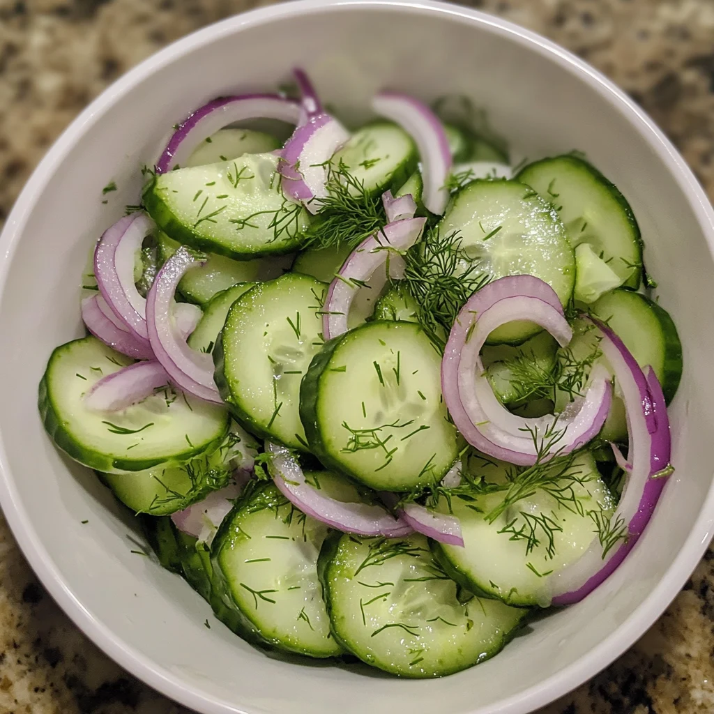 Crunchy Cucumber Salad 7 Ingredients Easy Delicious