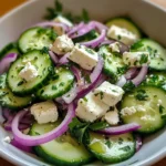 Cucumber Feta Salad 7 Ingredients Perfect Delicious