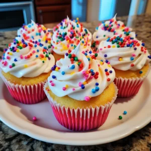 Easy Firecracker Surprise Cupcakes for July 4th Fun