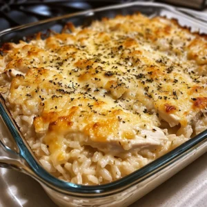 Garlic Butter Chicken and Rice Casserole 30 Minutes Easy Delicious