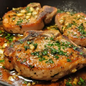 Garlic Butter Pork Chops 4 Servings Ultimate Delicious