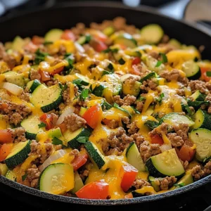 Ground Turkey and Zucchini Skillet 30 Minutes Easy Delicious