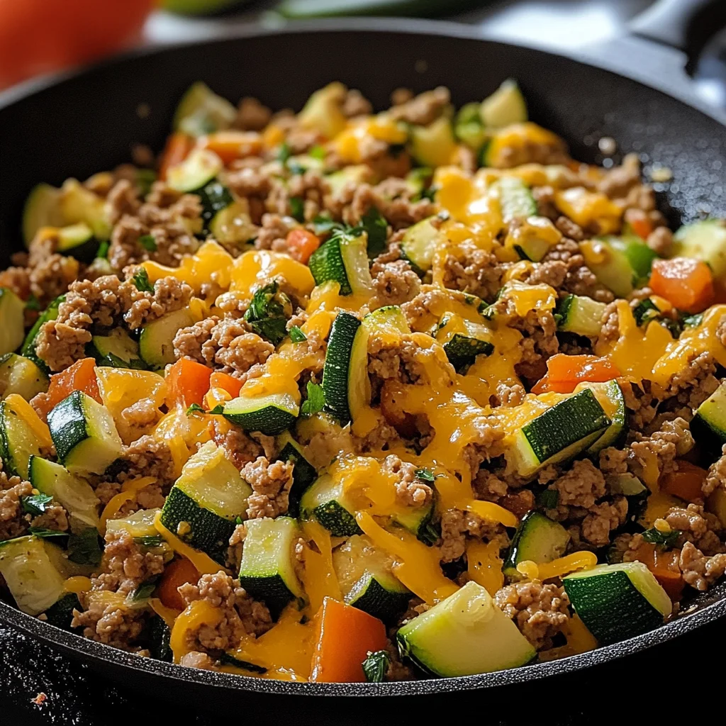 Ground Turkey and Zucchini Skillet 30 Minutes Easy Delicious