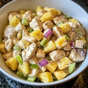 Hawaiian Chicken Salad 4 Servings Easy Delicious