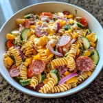 High-Protein Italian Pasta Salad 7 Ingredients Easy Delicious