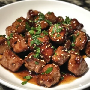 Easy Honey Garlic Glazed Pork Tenderloin Bites Recipe