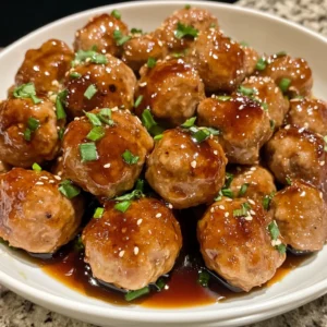 Honey Garlic Ground Turkey Meatballs 30 Minutes Easy Delicious