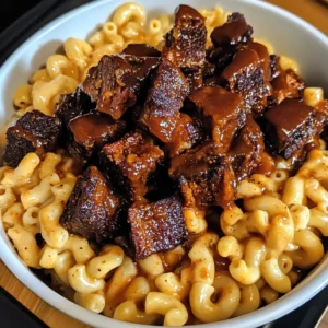 Easy Kansas City BBQ Mac Burnt Ends for Dinner Tonight