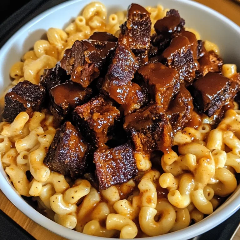 Easy Kansas City BBQ Mac Burnt Ends for Dinner Tonight
