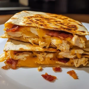 Loaded Bacon Ranch Chicken Quesadillas – Bold & Quick
