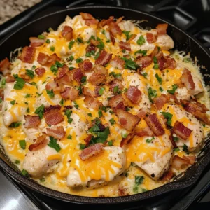 Loaded Bacon Ranch Chicken Skillet 30 Minutes Easy Delicious