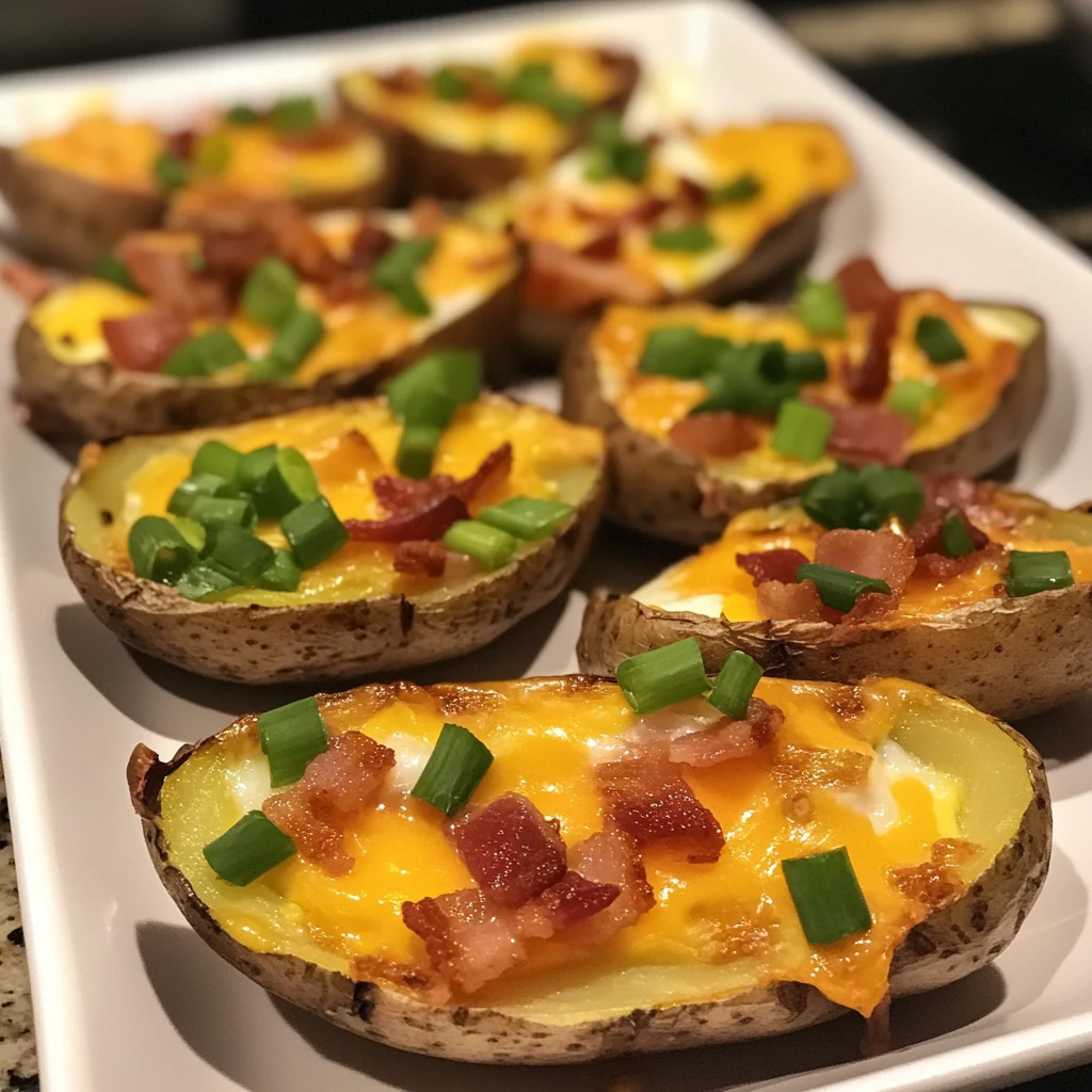 Easy Loaded Breakfast Potato Skins for Busy Mornings