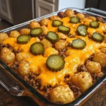 Loaded Cheeseburger Tater Tot Bake 30 Minutes Easy Delicious