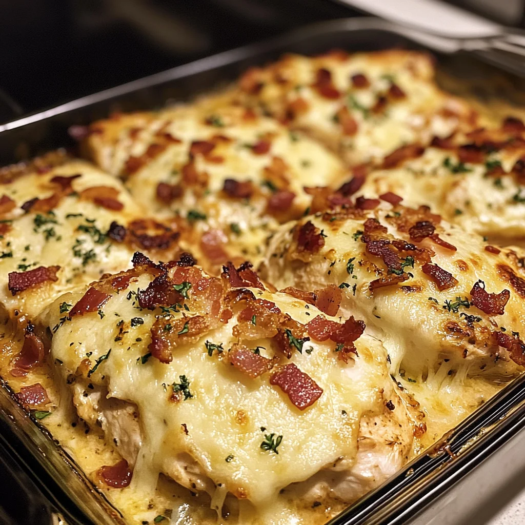 Loaded Garlic Parmesan Chicken Bake 30 Minutes Easy Delicious