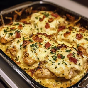 Loaded Garlic Parmesan Chicken Bake 30 Minutes Easy Delicious