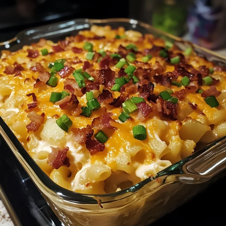 Ultimate Comfort: Loaded Potato Mac Dish
