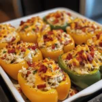 Loaded Marry Me Chicken Stuffed Peppers 4 Servings Easy Delicious