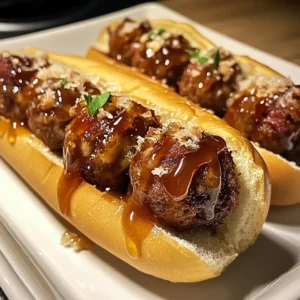 Maple Bourbon Bacon Glazed Meatball Subs 30 Minutes Easy Delicious