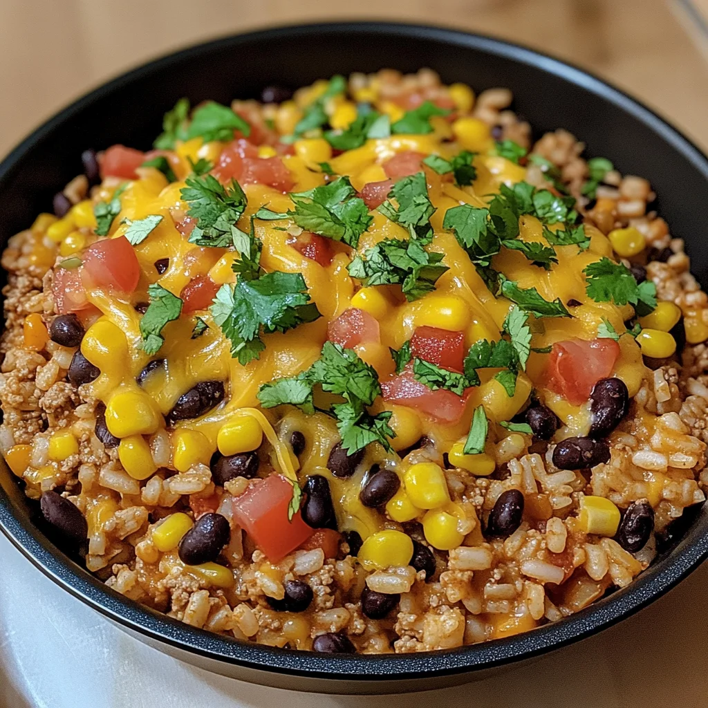 One Pan Cheesy Taco Ground Beef Skillet 30 Minutes Easy Delicious