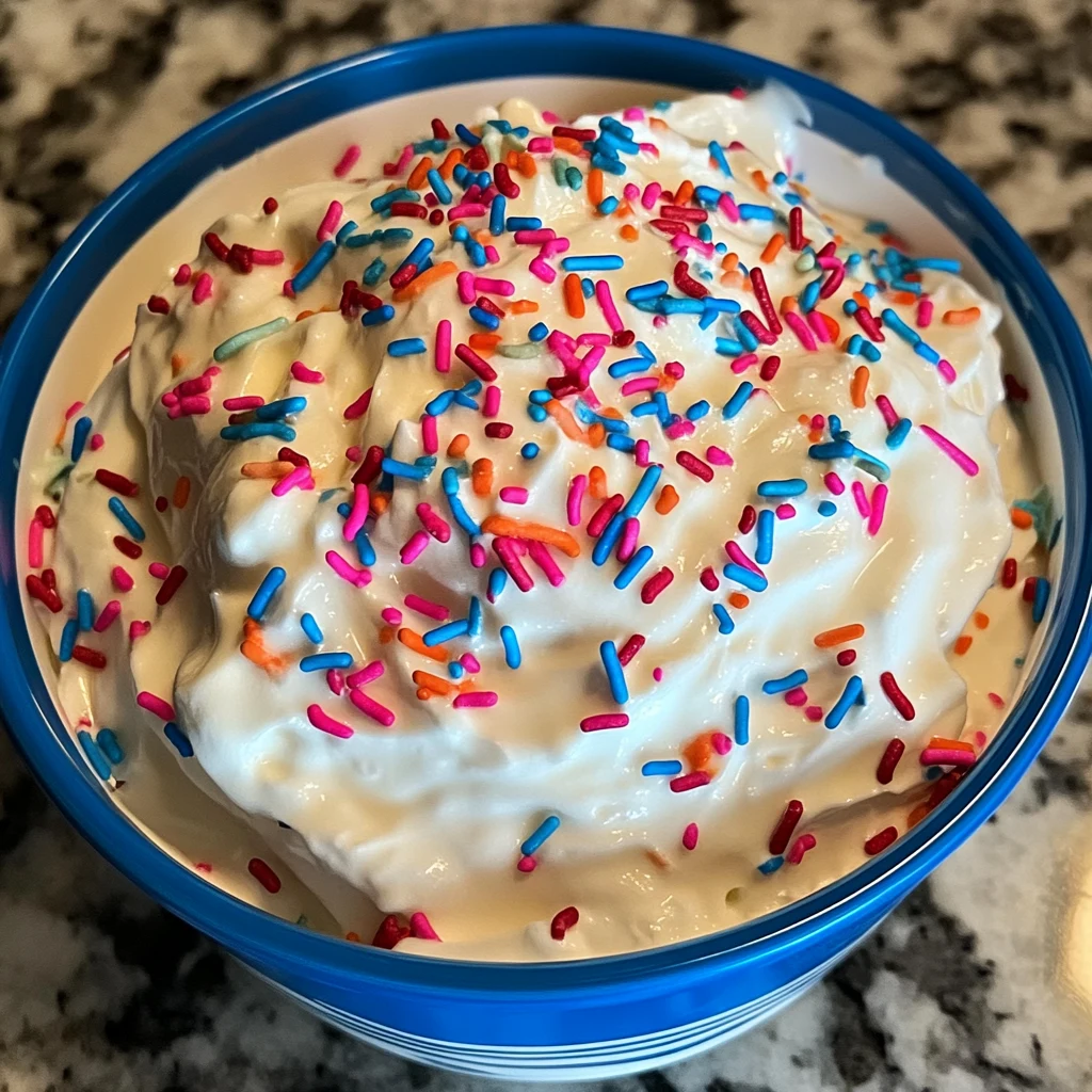 Patriotic Cake Batter Dip – Easy 4th of July Favorite