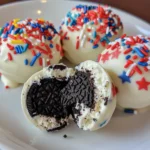 Easy Patriotic Oreo Balls Recipe for July 4th Treats