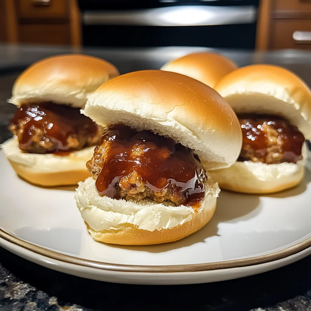 Smoky BBQ Bacon Ranch Meatball Sliders 6 Ingredients Easy Delicious