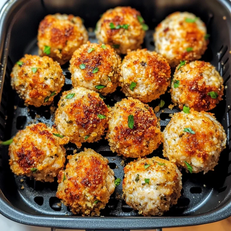 Air Fryer Chicken Meatballs 10 Ingredients Easy Delicious