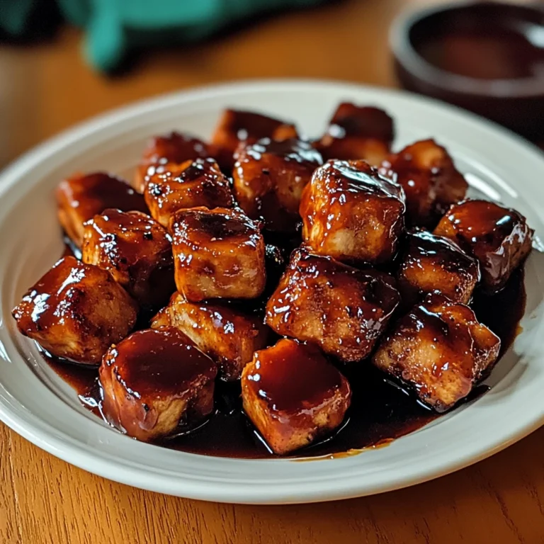 BBQ Chicken Bites 5 Steps Easy Delicious