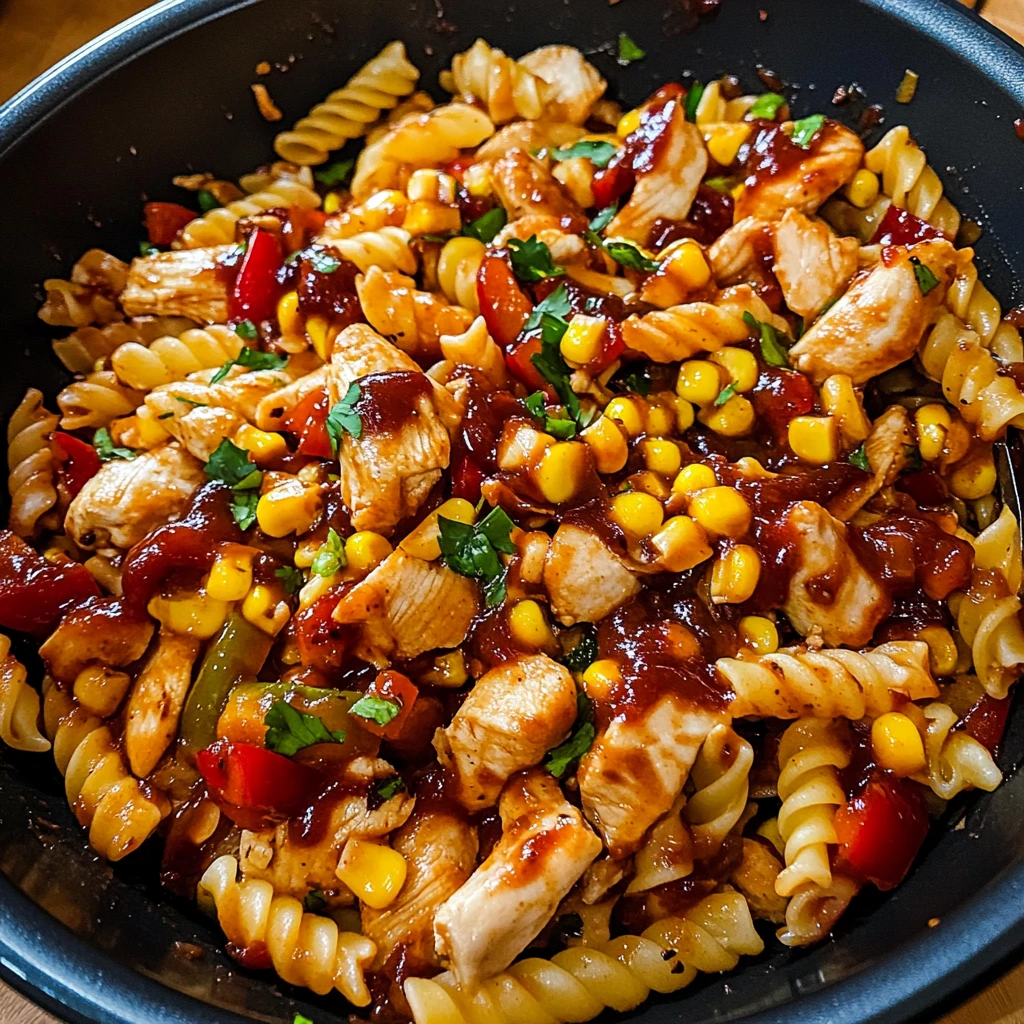 BBQ Chicken Pasta Salad 5 Steps Ultimate Delicious