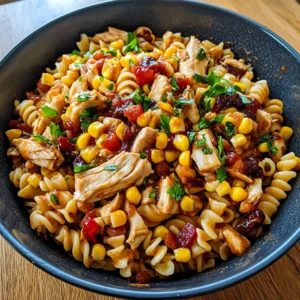 BBQ Chicken Pasta Salad 5 Steps Ultimate Delicious