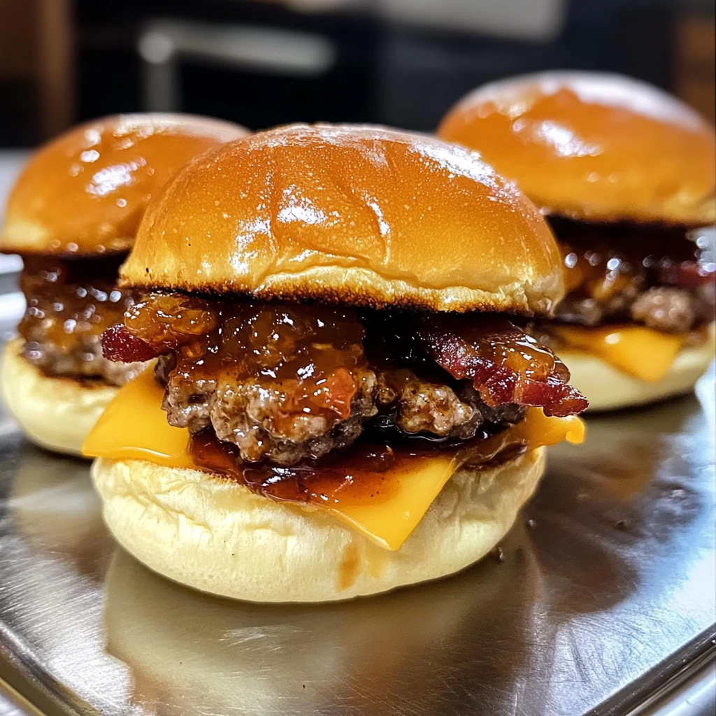 Bacon Jam Cheeseburger Sliders 5 Steps Ultimate Delicious