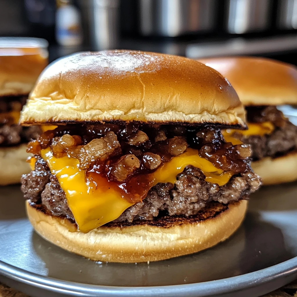 Bacon Jam Cheeseburger Sliders 5 Steps Ultimate Delicious