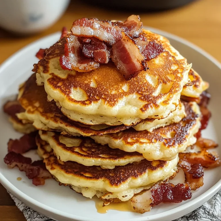 Bacon Pancakes 4 Servings Ultimate Deliciousness
