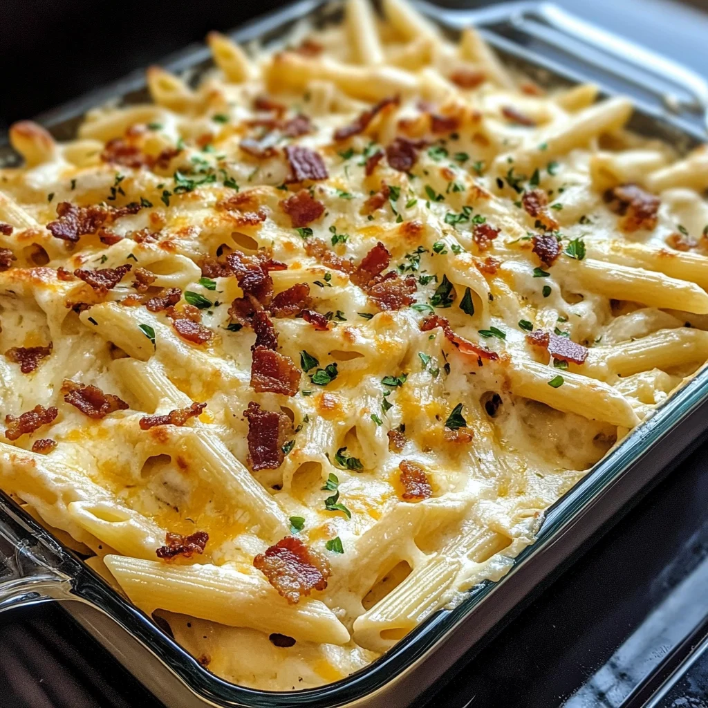 Baked Crack Chicken Penne 30 Minutes Easy Delicious