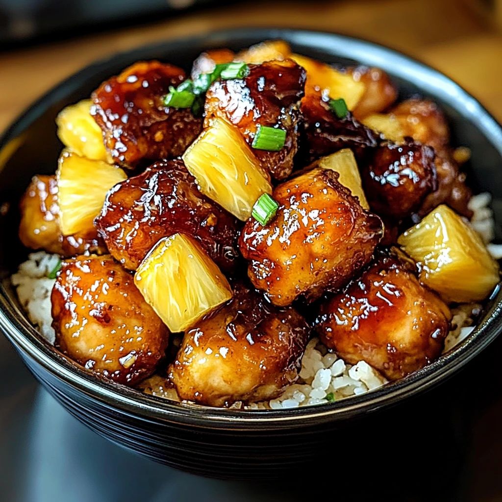 Brown Sugar Pineapple Chicken 4 Servings Easy Delicious