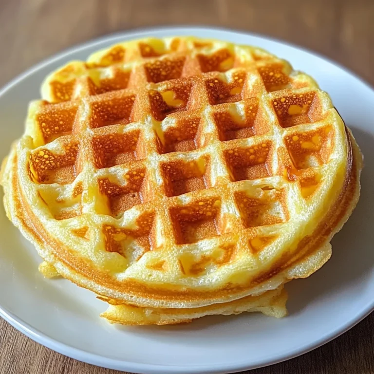 Chaffle with Egg and Cheese: 3 Steps to Perfectly Delicious