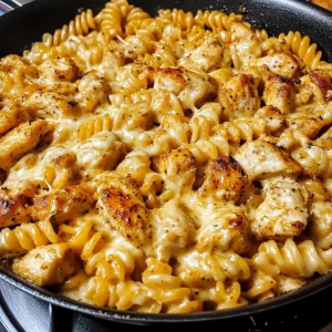Cheesy Cajun Garlic Chicken Rotini Skillet 30 Minutes Awesome Delicious