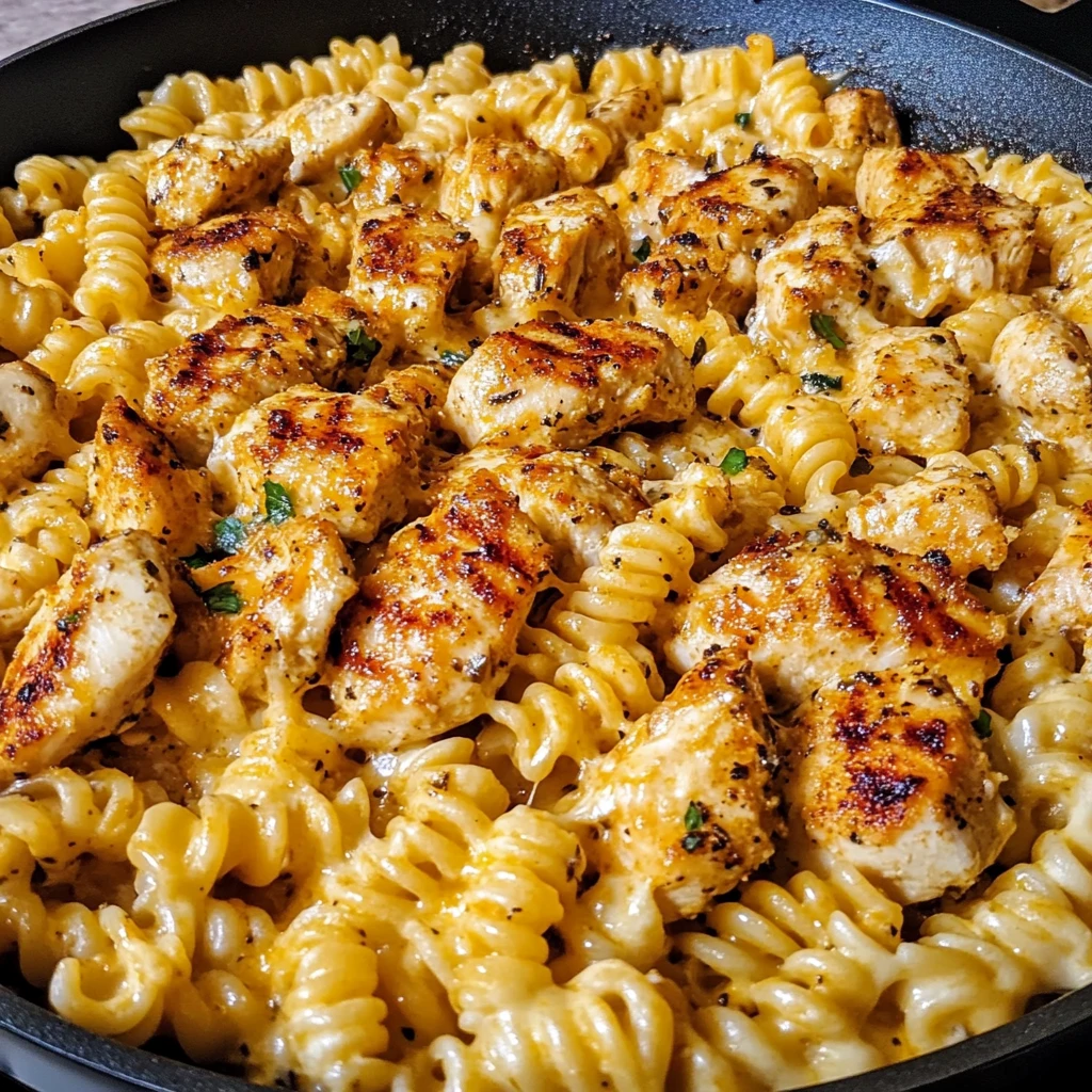 Cheesy Cajun Garlic Chicken Rotini Skillet 30 Minutes Awesome Delicious