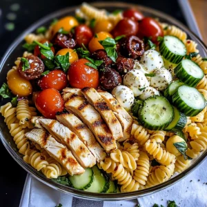 Chicken Pasta Salad 7 Ingredients Perfectly Delicious