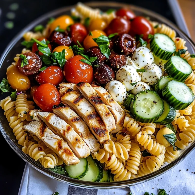Chicken Pasta Salad 7 Ingredients Perfectly Delicious