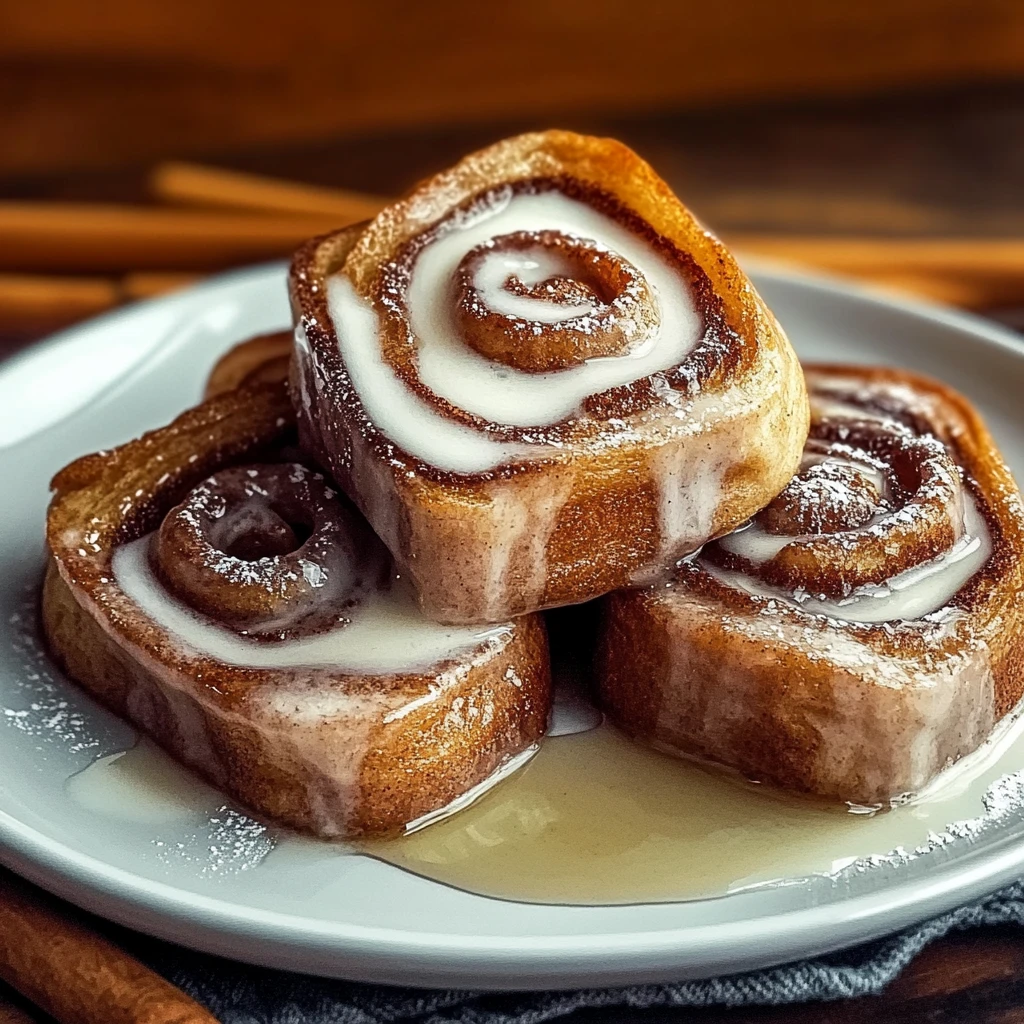 Cinnamon Roll French Toast 4 Servings Ultimate Delicious