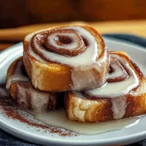 Cinnamon Roll French Toast 4 Servings Ultimate Delicious