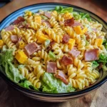 Club Sandwich Pasta Salad Bowl 7 Ingredients Easy Delicious