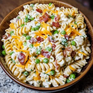 Creamy Bacon Ranch Pasta Salad 4 Servings Easy Delicious